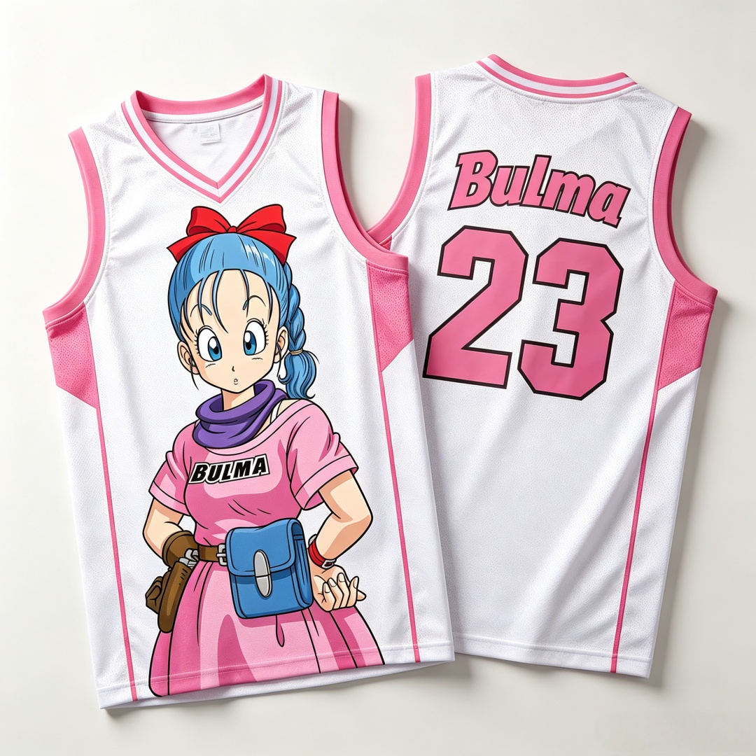 Basketball Arcade Game - Баскетбольная майка Dragon Ball Bulma No.23