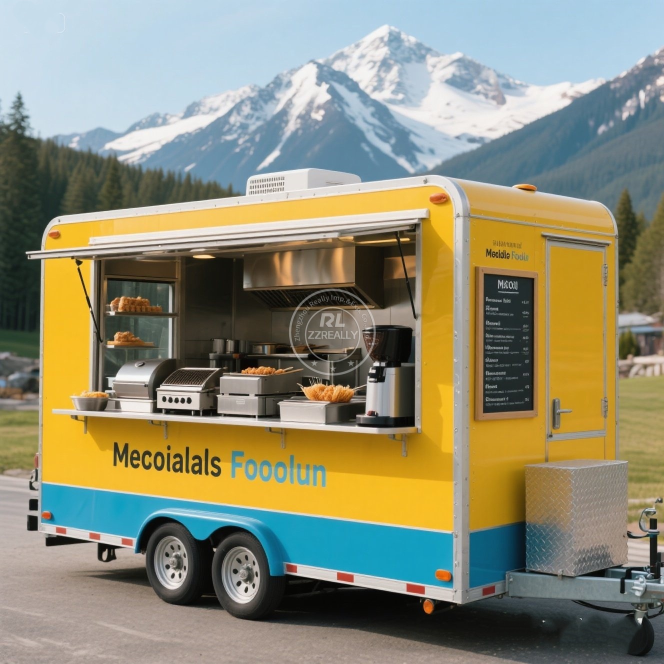 Hot Dog Vending Cart - Настраиваемый производитель прицепов для еды, небольшой