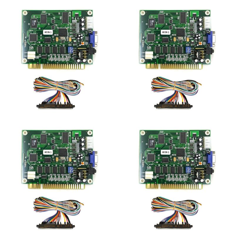 Игровая плата X64A-4X 60 в 1 M – обзор и цена Usb Game Board Jamma