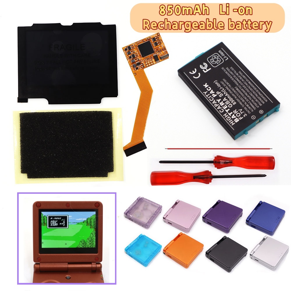 Для GBA SP: Комплект экрана 3. – обзор и цена Lcd Screen Arcade
